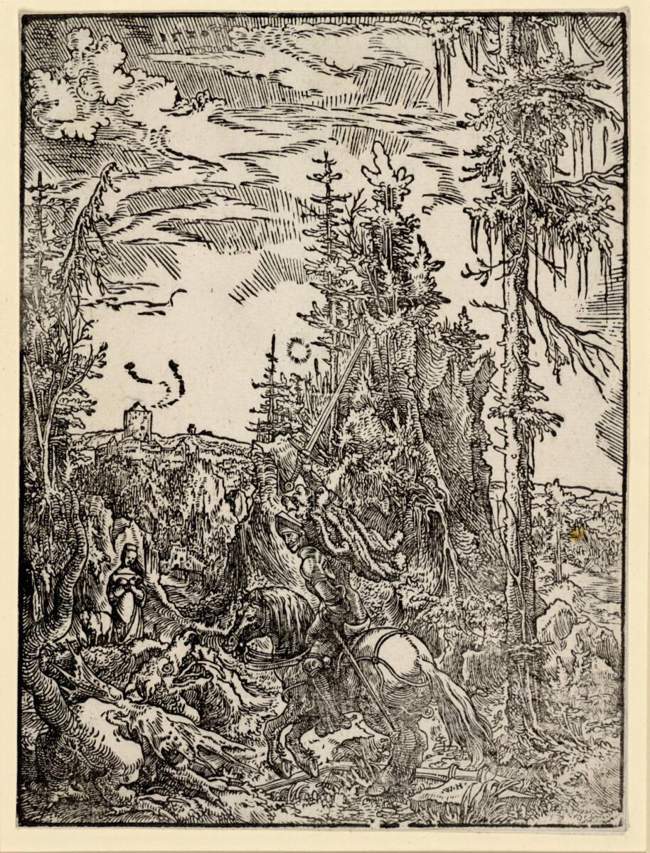 Wolfgang Huber, Der Drachenkampf des heiligen Georg, Inv. Nr.: DG1930/1568