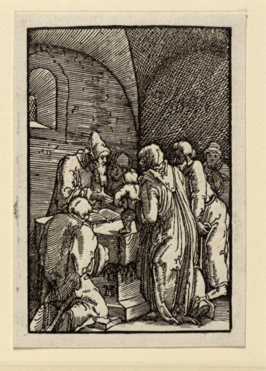 Albrecht Altdorfer, Die Darstellung im Tempel, Inv. Nr.: DG1926/1806