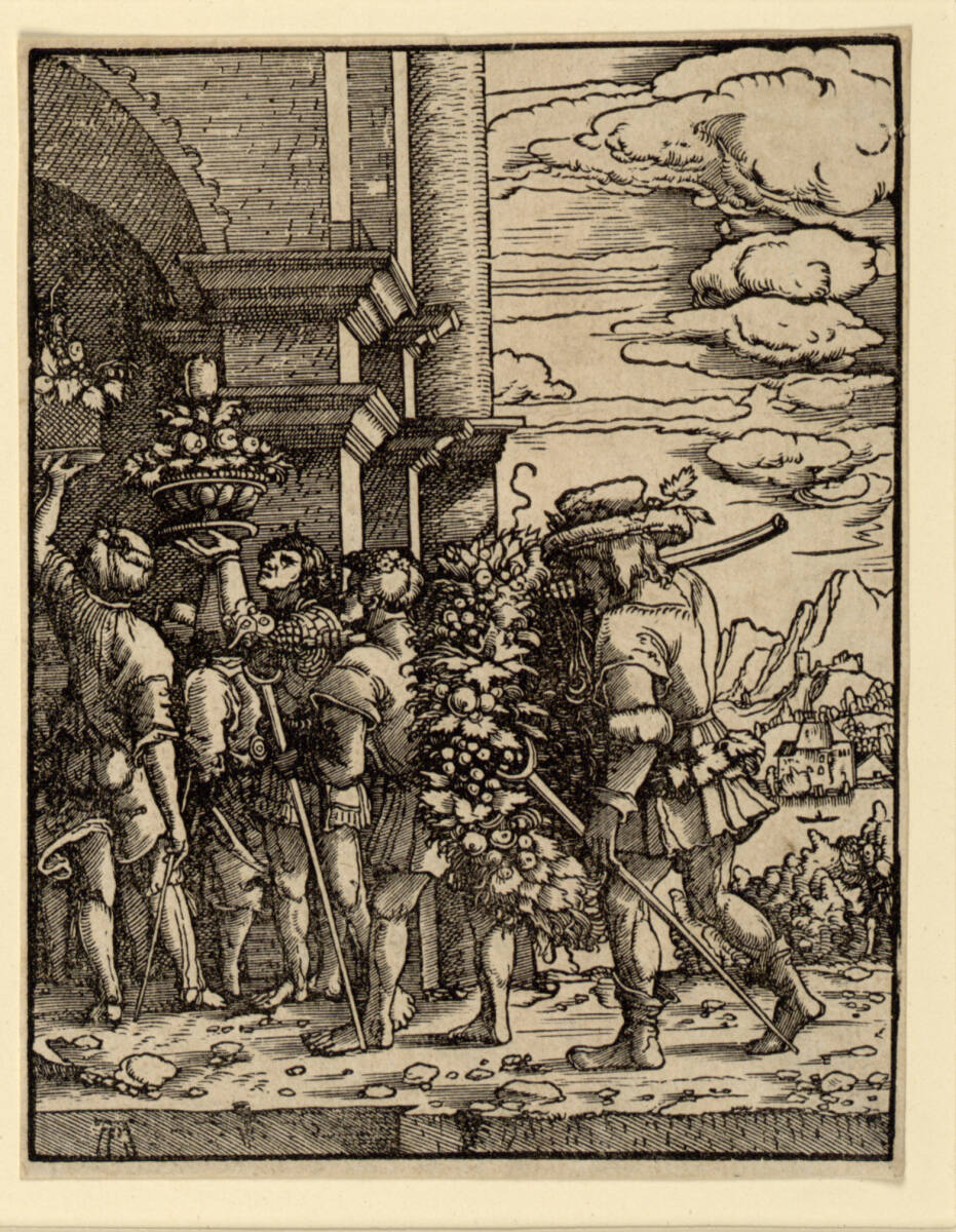 Die Kundschafter kehren vom Gelobten Land zurück, Albrecht Altdorfer