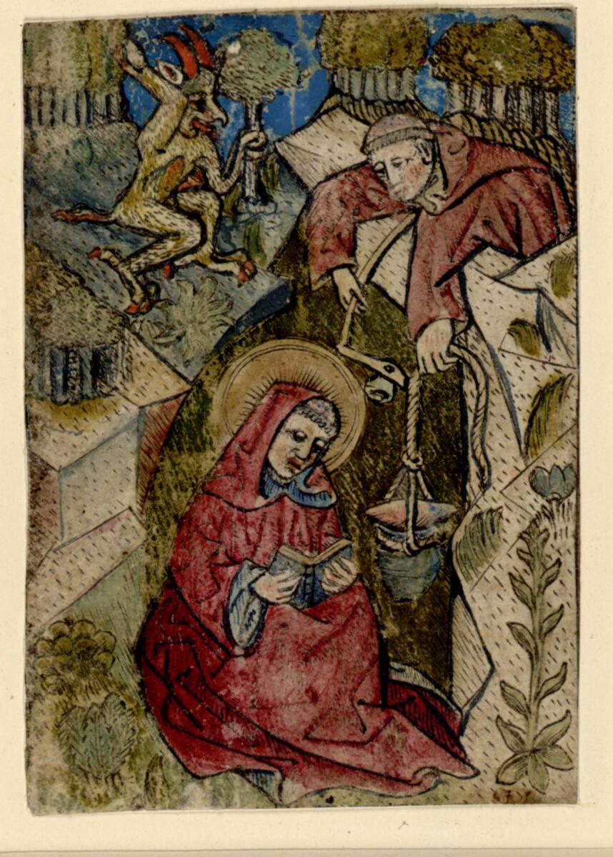 Der hl. Benedikt und der Mönch Romanus | Werke | ALBERTINA Sammlungen ...