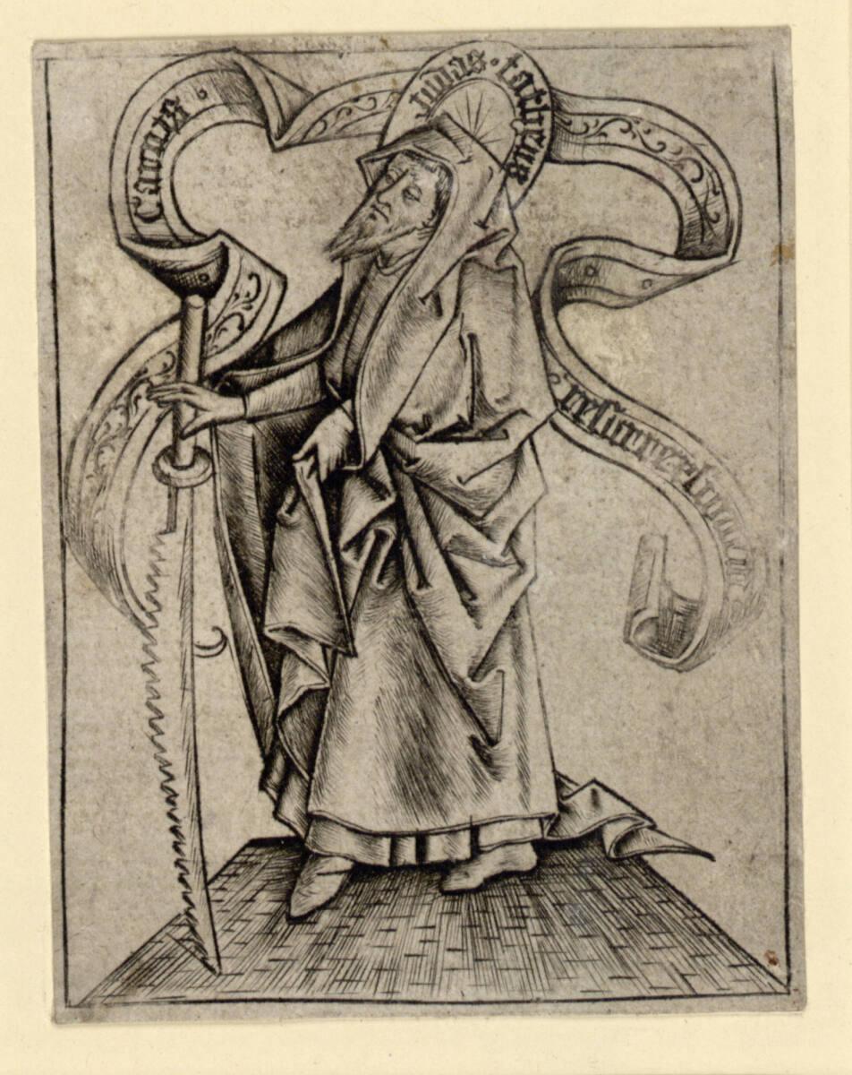 Meister der Berliner Passion, Judas Thaddäus, Inv. Nr.: DG1926/872