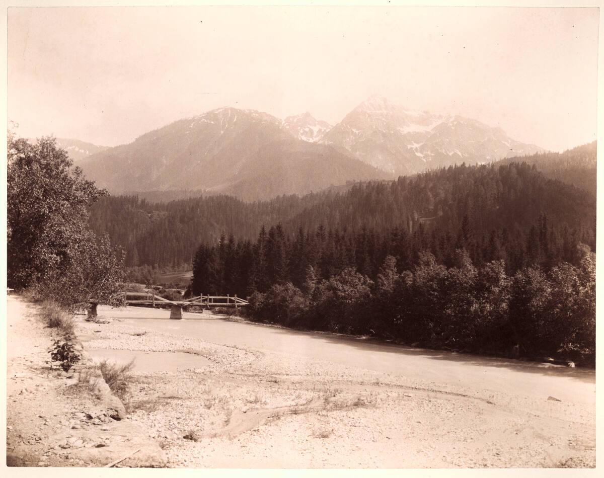 Ferdinand Ritter von Staudenheim, Brücke über Gebirgsfluß, Inv. Nr.: FotoGLV2000/4895