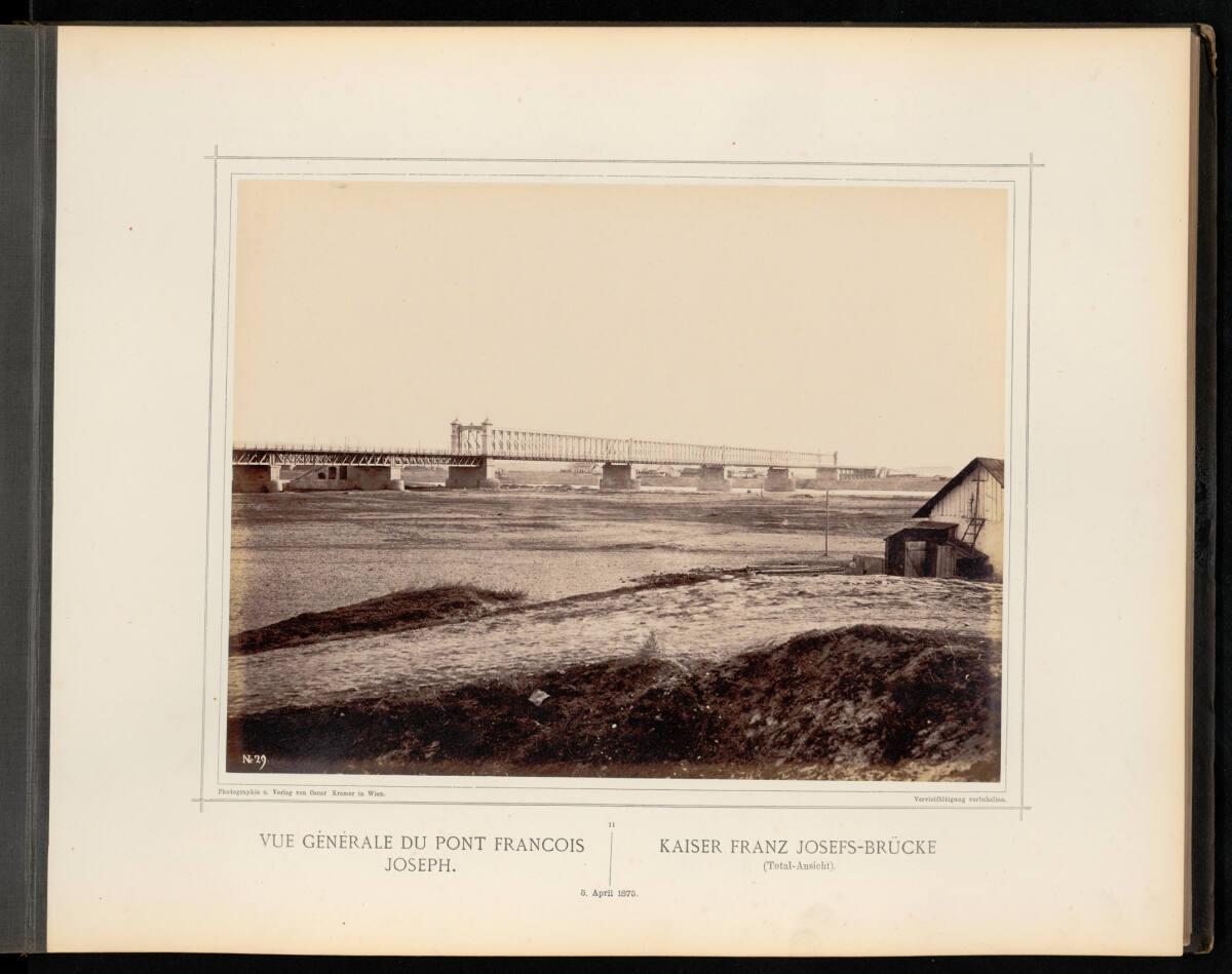 Oskar Kramer, Kaiser Franz Josefs-Brücke 5. April 1875, Inv. Nr.: Foto2002/157/11