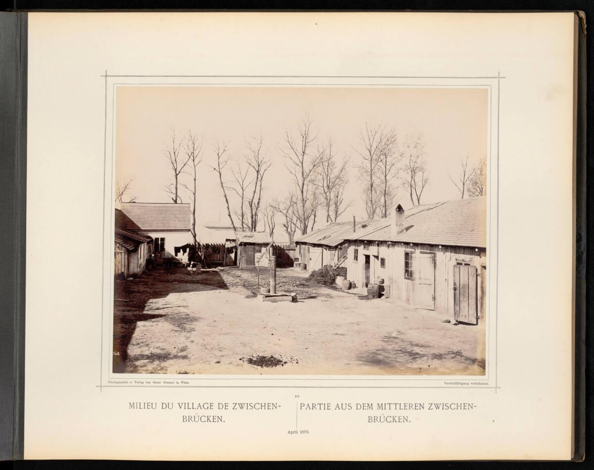 Oskar Kramer, Partie aus dem mittleren Zwischenbrücken April 1873, Inv. Nr.: Foto2002/157/20