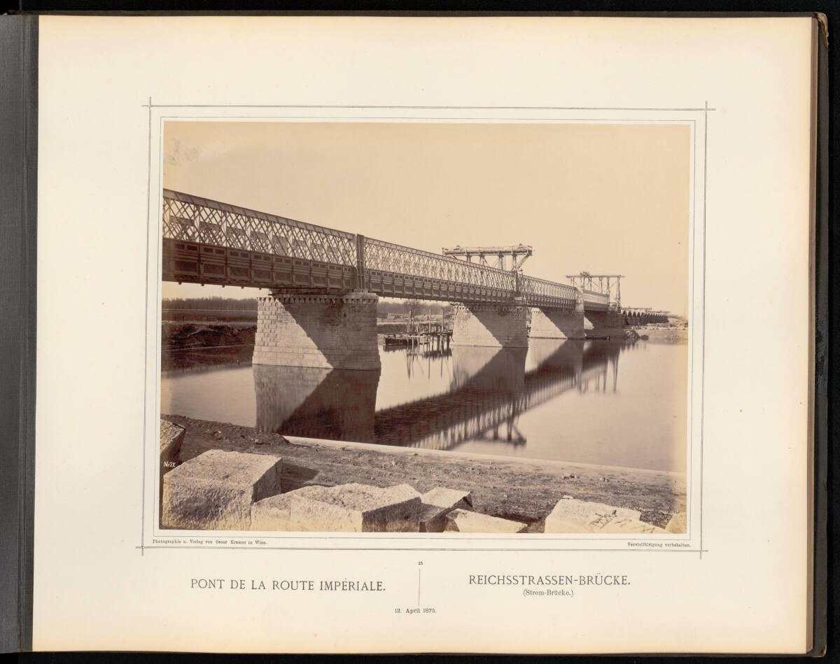 Oskar Kramer, Reichsstraßen-Brücke 12. April 1875, Inv. Nr.: Foto2002/157/27