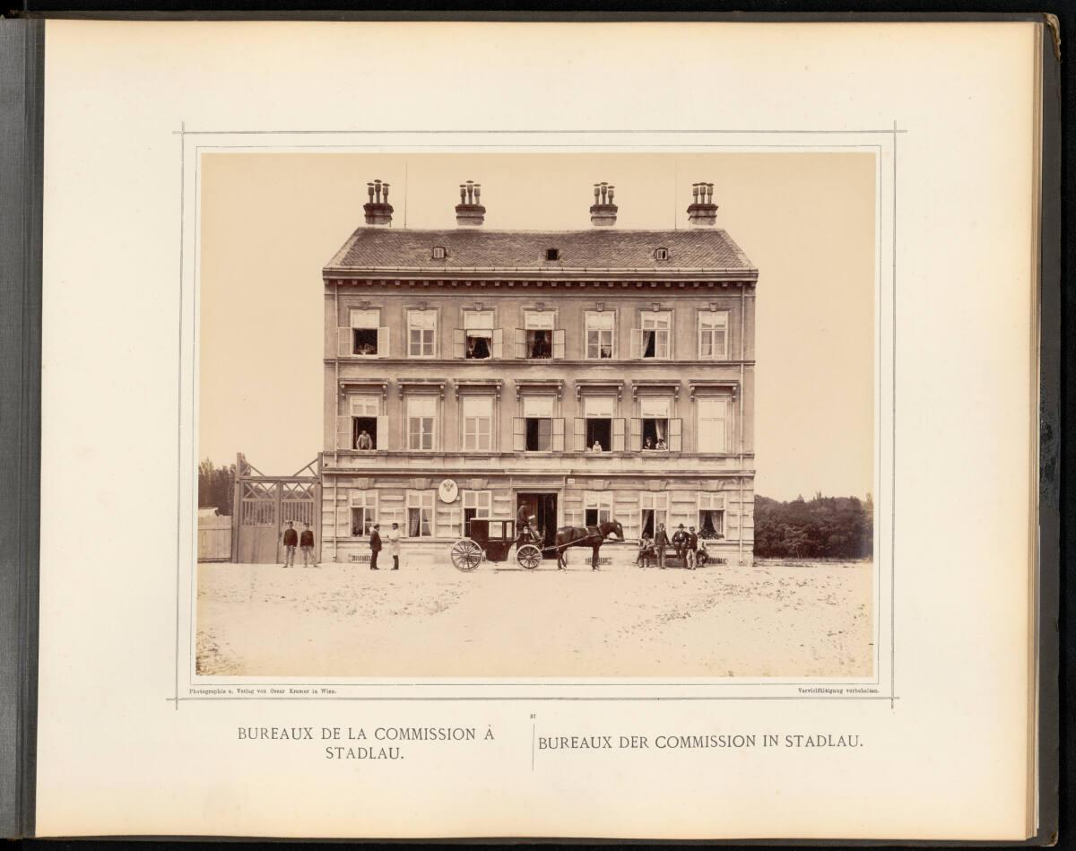 Oskar Kramer, Hermann Voigtländer?, Bureaux der Commission in Stadlau, Inv. Nr.: Foto2002/157/3…