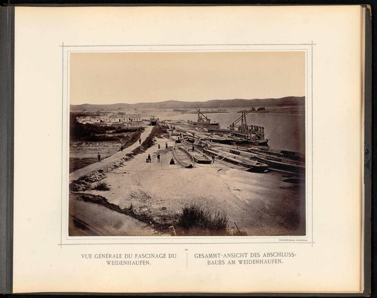 Oskar Kramer, Hermann Voigtländer?, Gesammt-Ansicht des Abschlussbaues am Weidenhaufen, Inv. Nr…