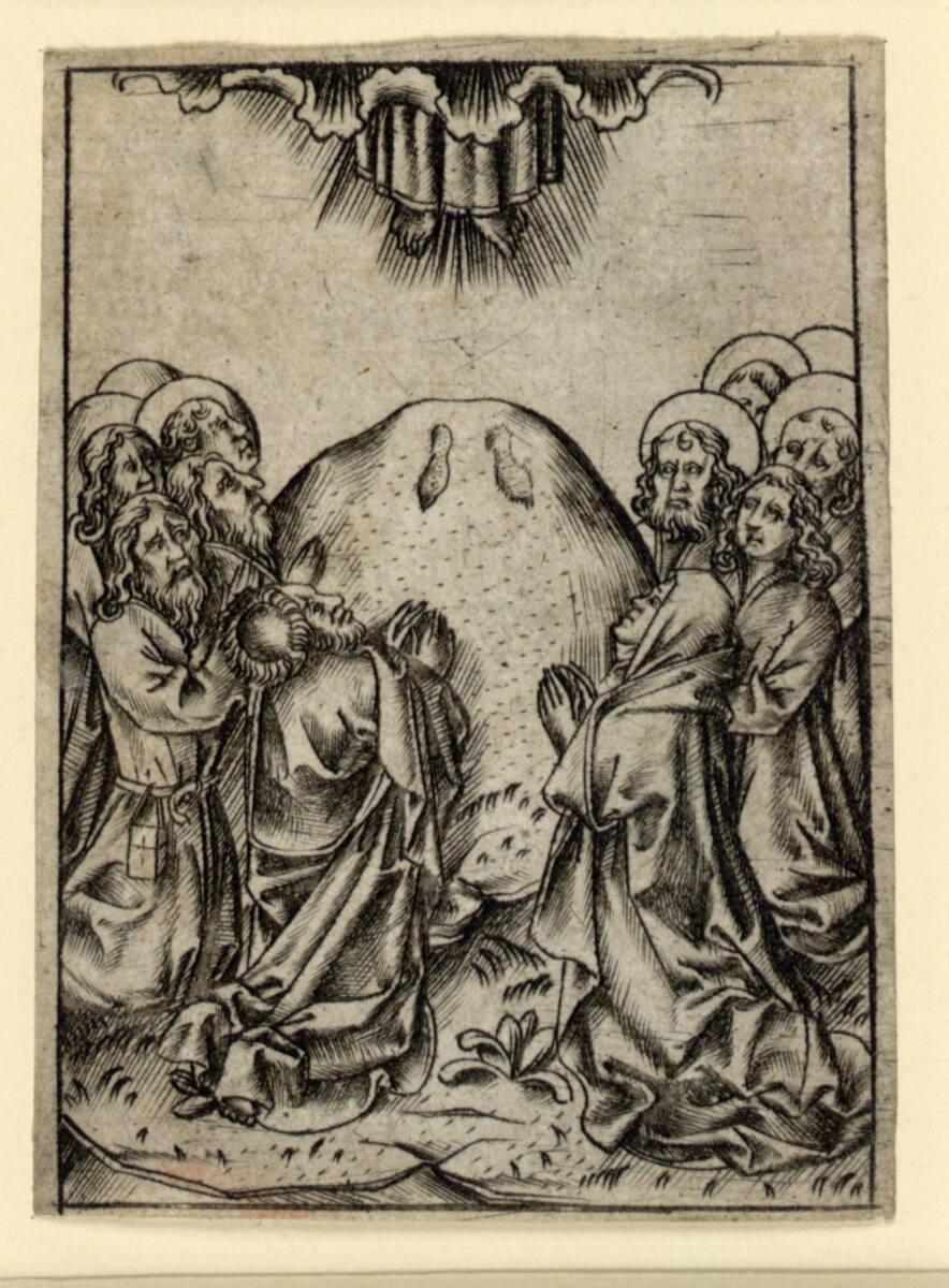 Israhel van Meckenem, Die Himmelfahrt, Inv. Nr.: DG1926/970
