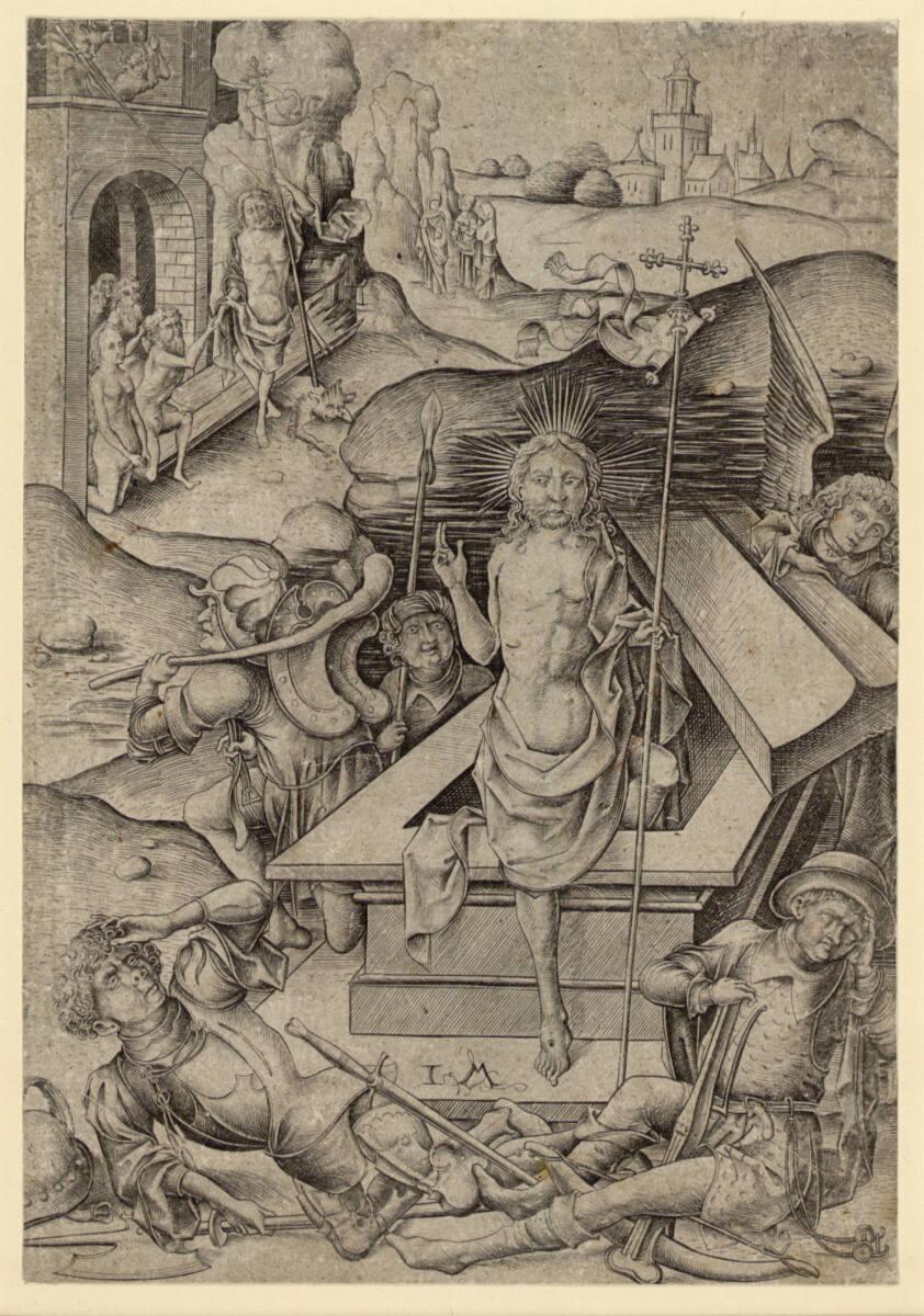 Israhel van Meckenem, Die Auferstehung, Inv. Nr.: DG1926/995