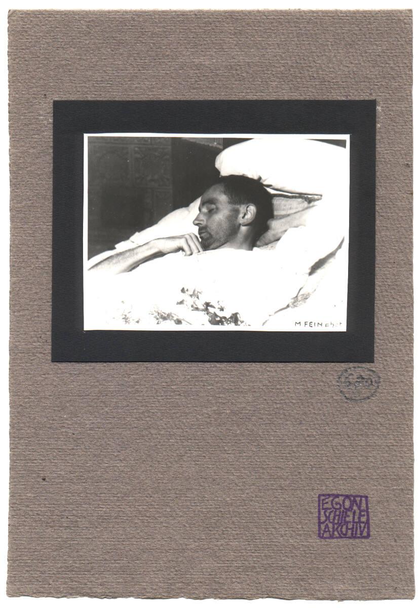 Martha Fein, Egon Schiele auf dem Totenbett, Inv. Nr.: ESA680