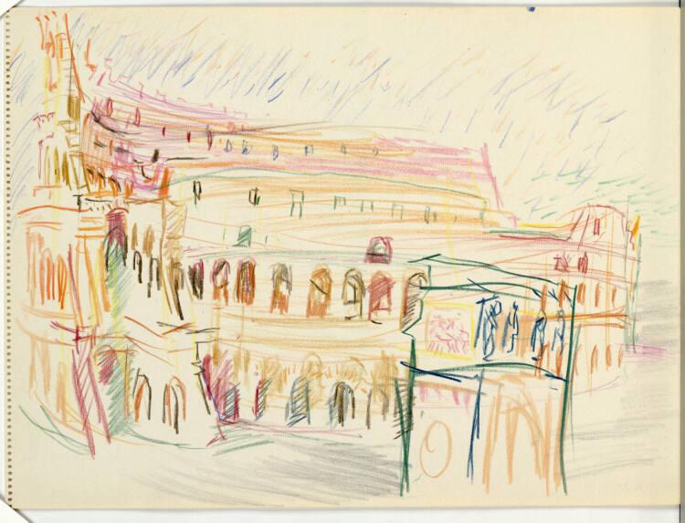 Oskar Kokoschka, Das Kolosseum von Rom, Inv. Nr.: 44409/7