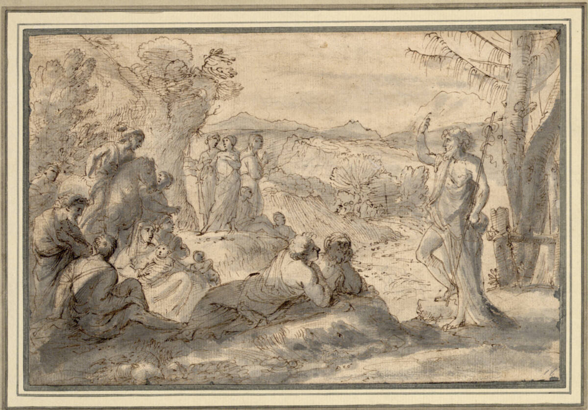 Predigt des Täufers, Giovanni Francesco Grimaldi