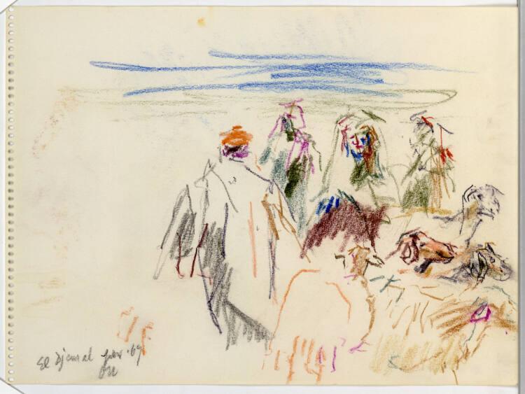 Oskar Kokoschka, Nomaden mit ihrer Schafsherde, Inv. Nr.: 44410/22