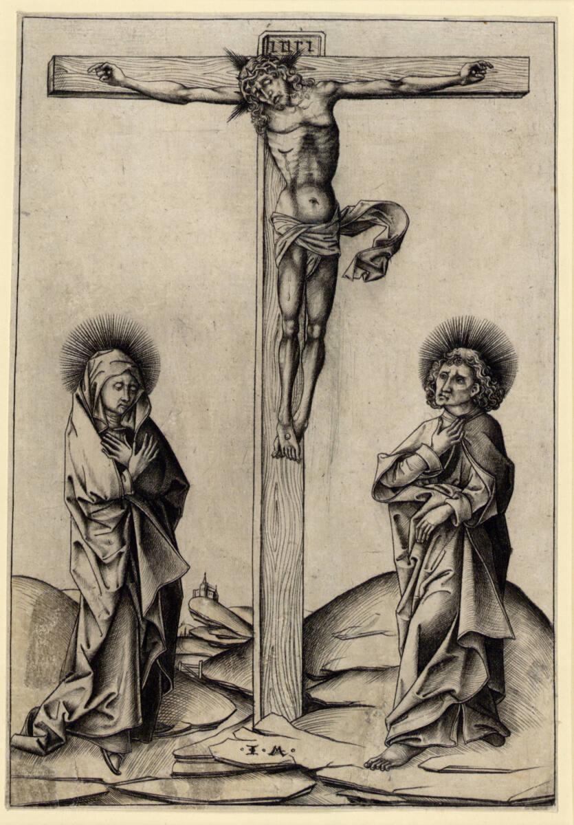 Israhel van Meckenem, Christus am Kreuz, Inv. Nr.: DG1926/1003