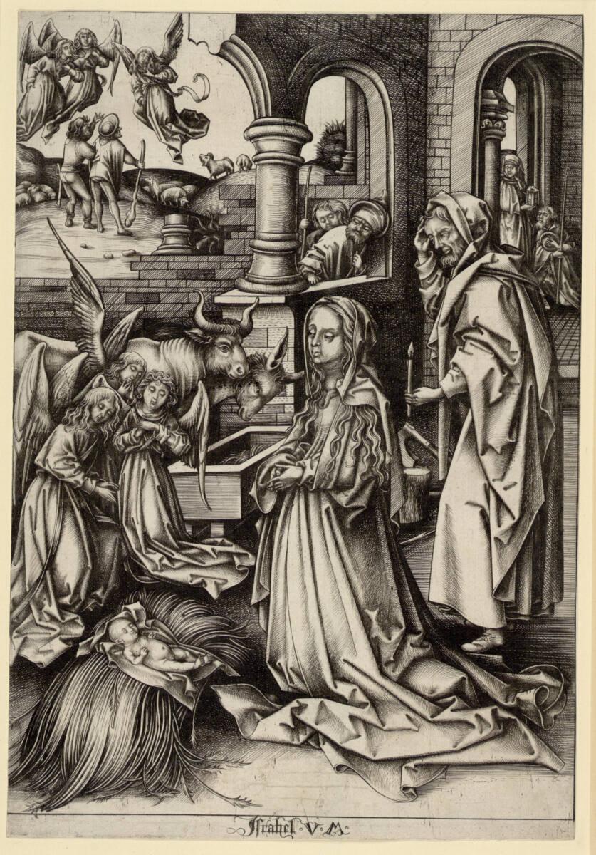 Israhel van Meckenem, Die Geburt Christi, Inv. Nr.: DG1926/1031