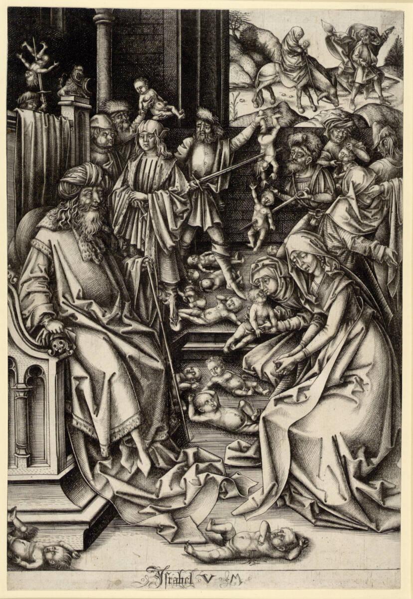 Israhel van Meckenem, Der Kindermord zu Bethlehem, Inv. Nr.: DG1926/1034
