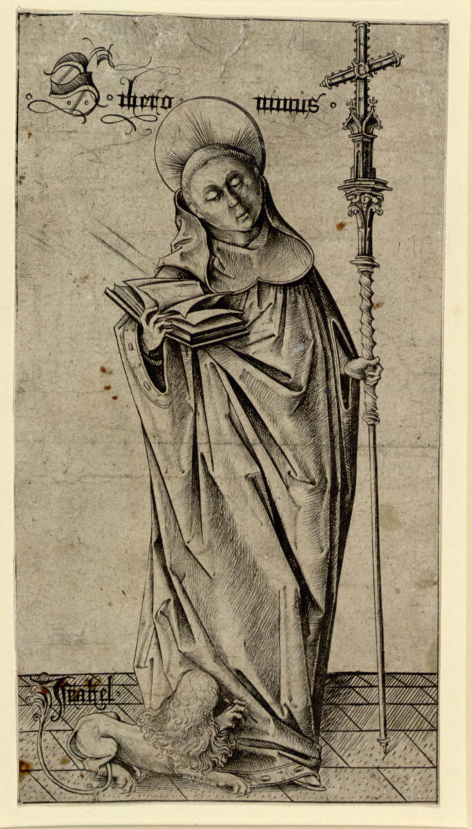 Der heilige Hieronymus, Israhel van Meckenem