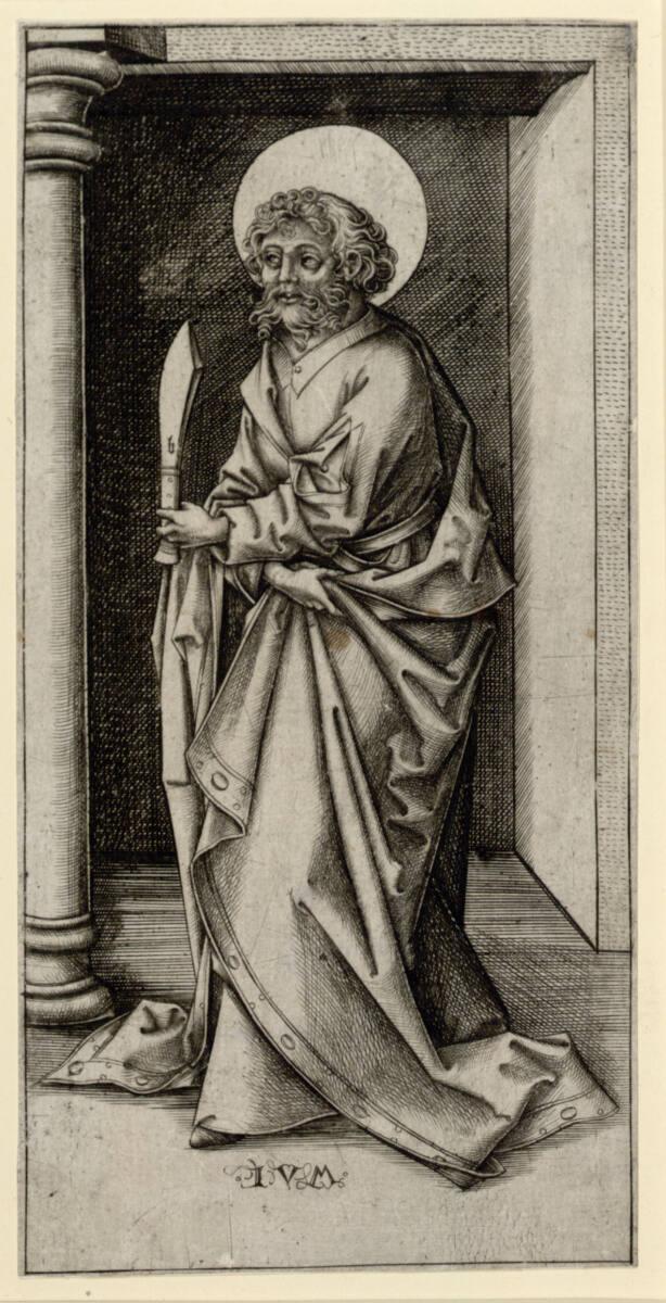 Israhel van Meckenem, Bartholomäus, Inv. Nr.: DG1926/1141