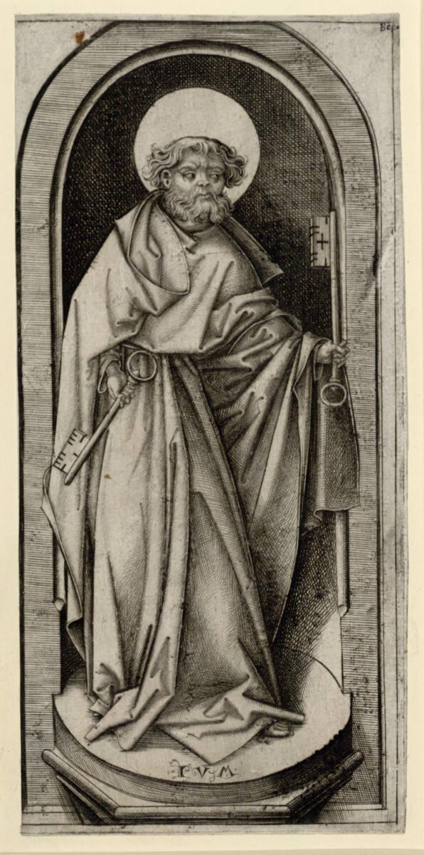 Israhel van Meckenem, Petrus, Inv. Nr.: DG1926/1148