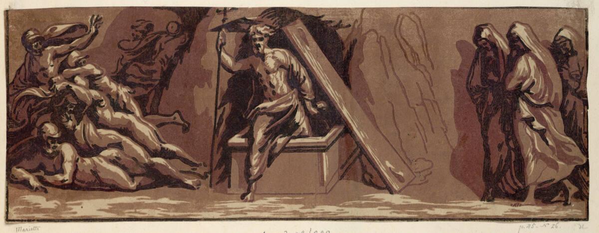 Ugo da Carpi, Auferstehung Christi, Inv. Nr.: DG2002/288