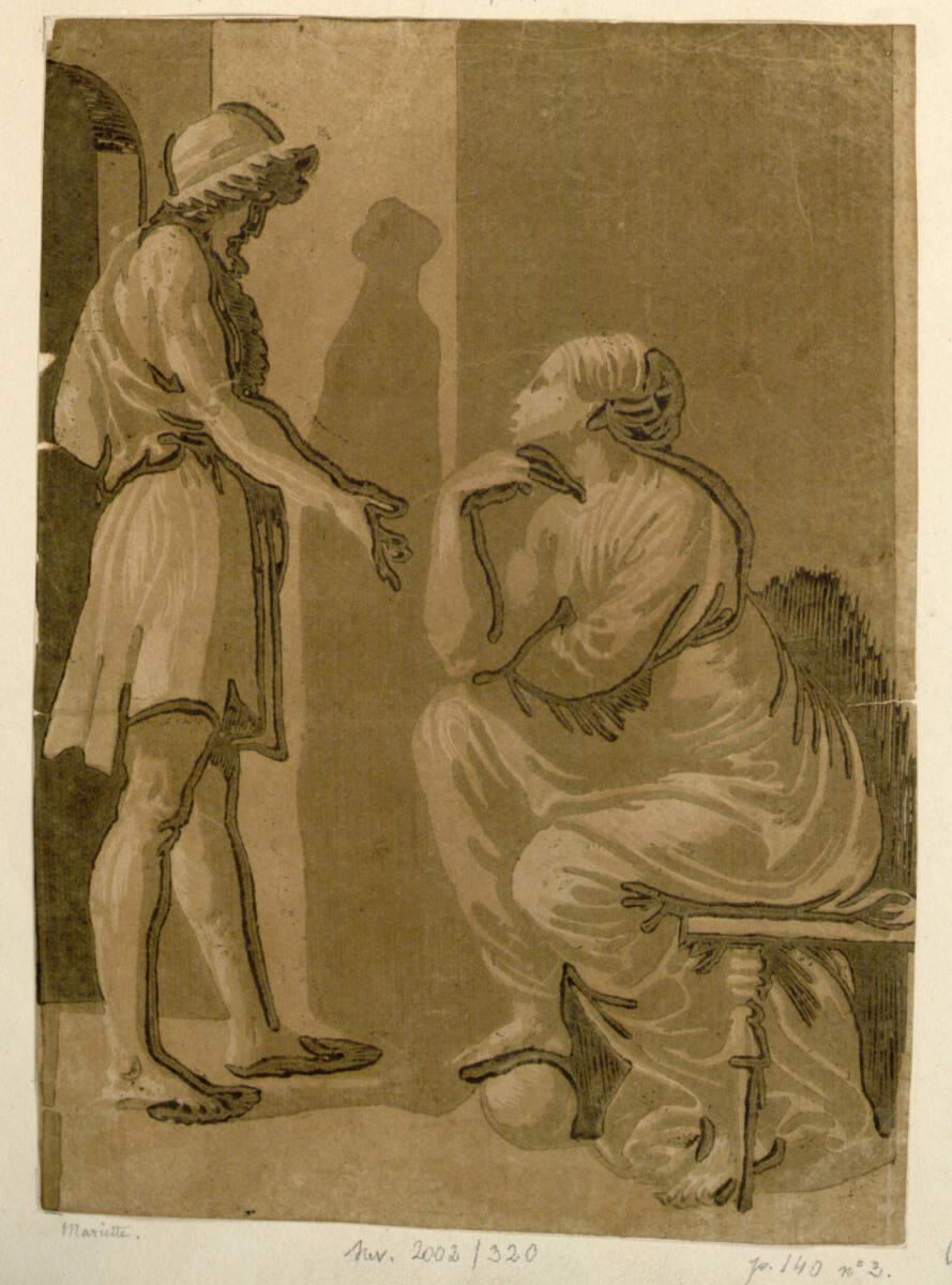 Anonym, Raphaels Unterhaltung mit seiner Geliebten, Inv. Nr.: DG2002/320