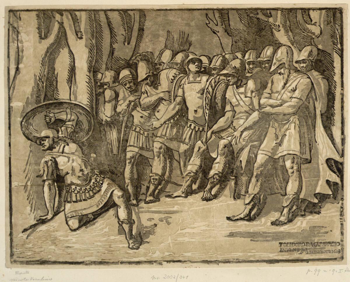 Giuseppe Nicola Vicentino (Rossigliani), Der Selbstmord des Ajax, Inv. Nr.: DG2002/341