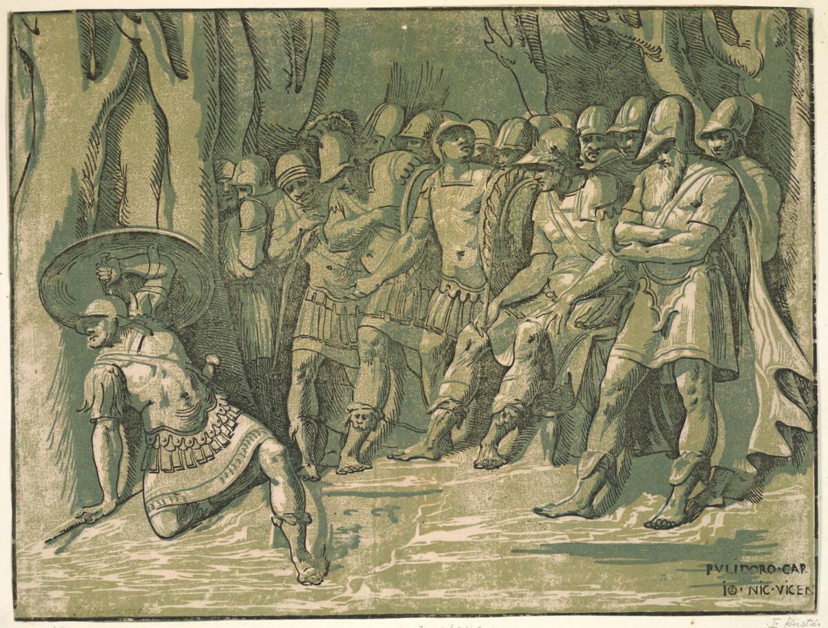 Giuseppe Nicola Vicentino (Rossigliani), Der Tod des Ajax, Inv. Nr.: DG2002/342