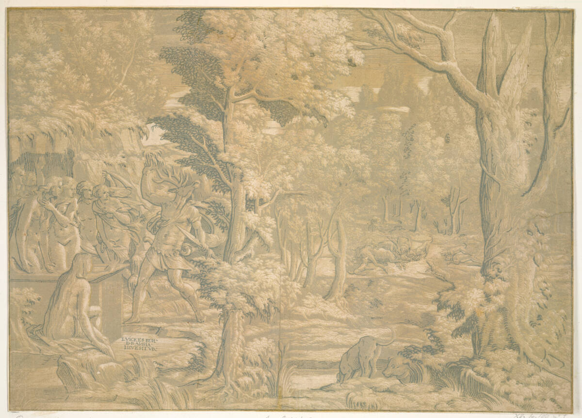 Diana und Actaeon, GeorgMatheus