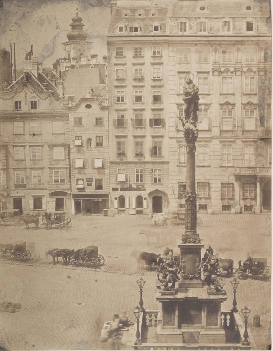 K. K. Hof- und Staatsdruckerei Wien?, Der Platz am Hof in Wien, mit der Mariensäule, Inv. Nr.: …