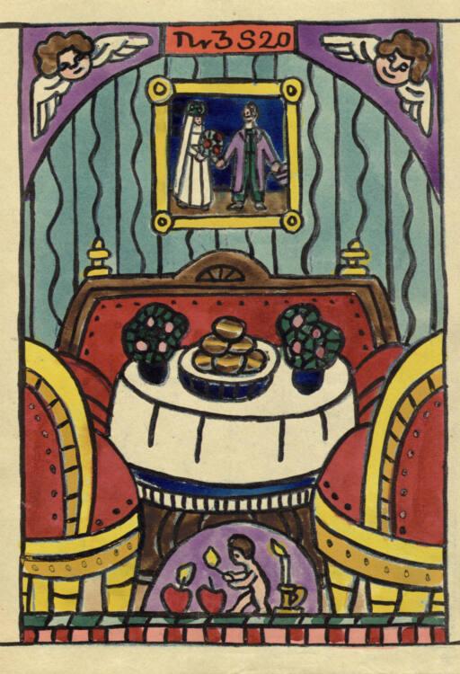 Franz von Zülow, Hochzeitstag, Inv. Nr.: 44677/20