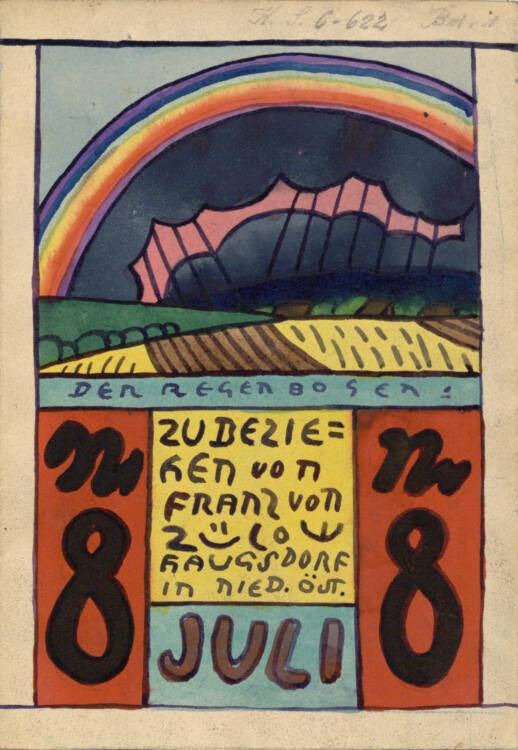 Franz von Zülow, Schlußblatt; Der Regenbogen, Inv. Nr.: 44677/64