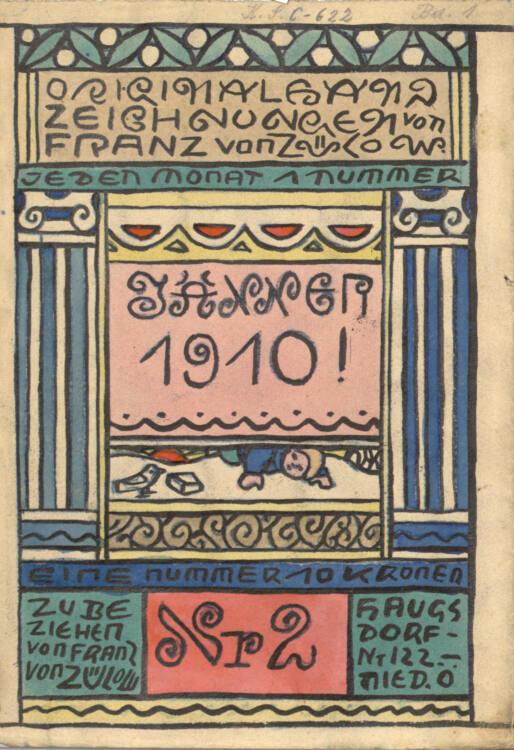 Franz von Zülow, Titelblatt, Inv. Nr.: 44677/9