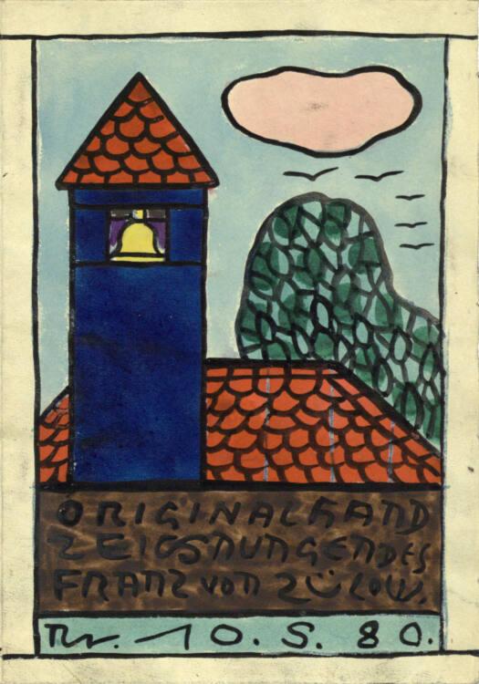 Franz von Zülow, Schlußblatt, Inv. Nr.: 44677/80