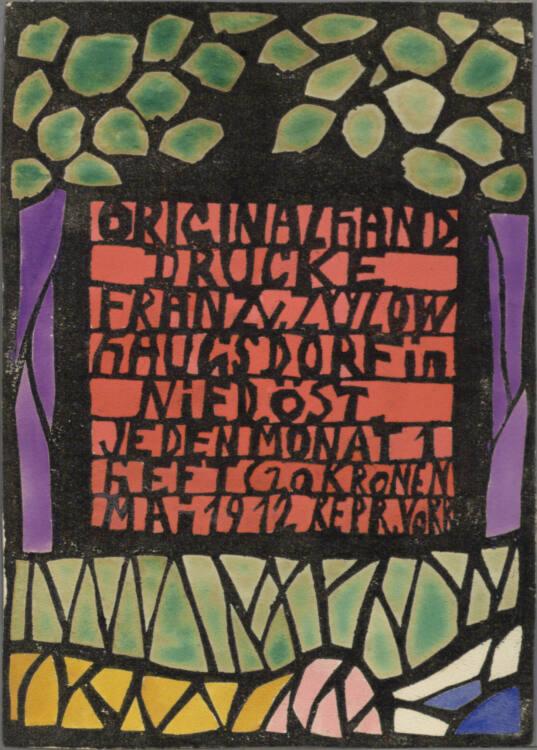 Franz von Zülow, Titelblatt, Inv. Nr.: DG2003/4/10