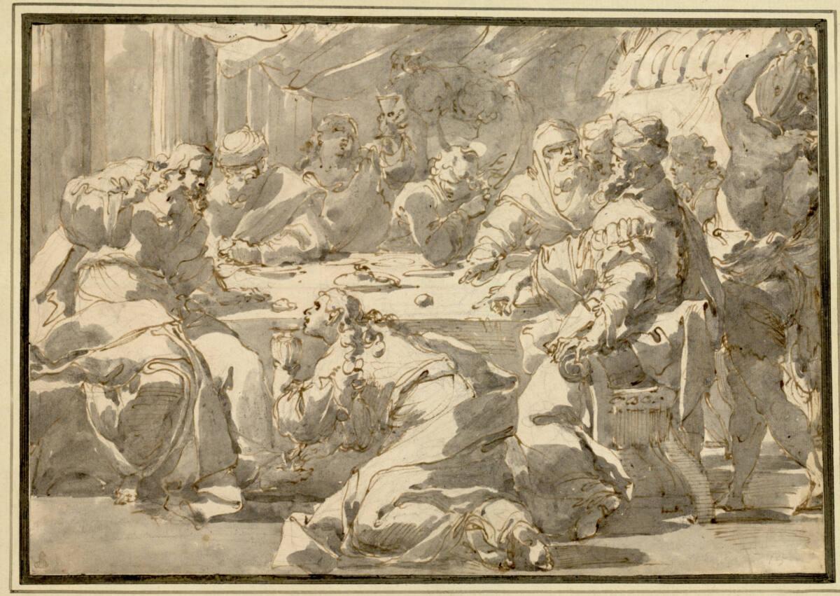 Gaetano Gandolfi, Maria Magdalena salbt die Füße des Herrn im Hause des Levi, Inv. Nr.: 2959