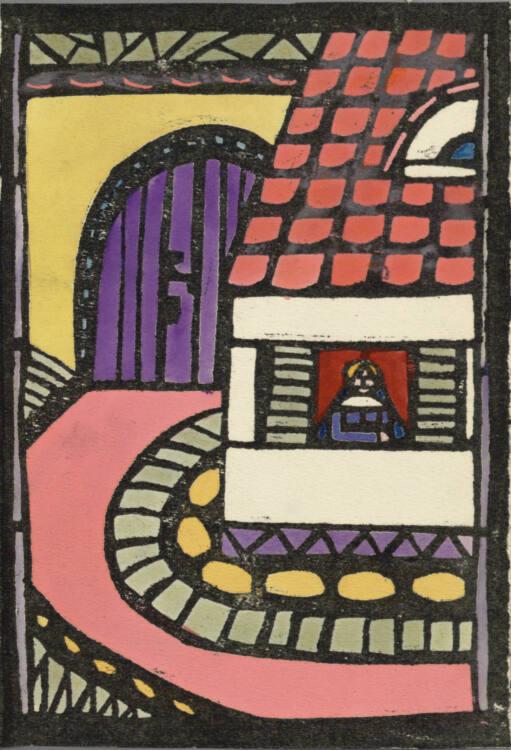 Franz von Zülow, Mädchen am Fenster, Inv. Nr.: DG2003/6/36