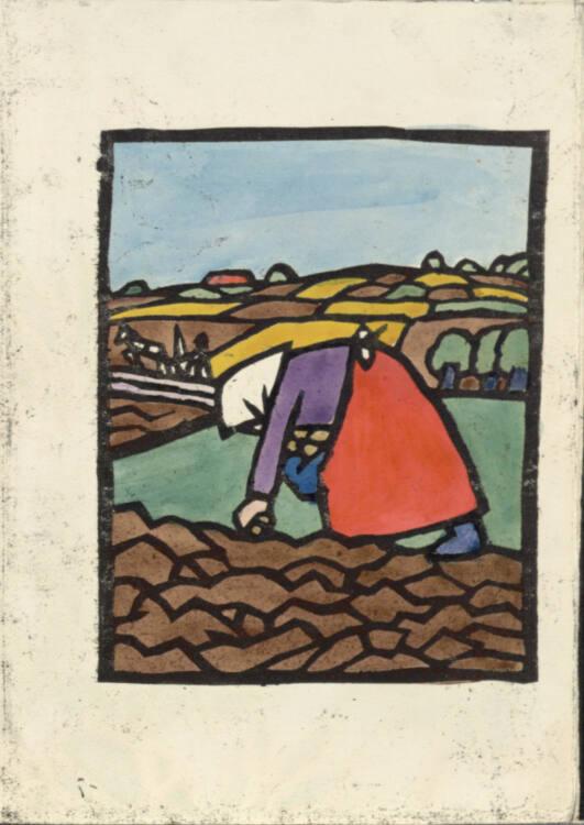Franz von Zülow, Kartoffelsetzen, Inv. Nr.: DG2003/5/28
