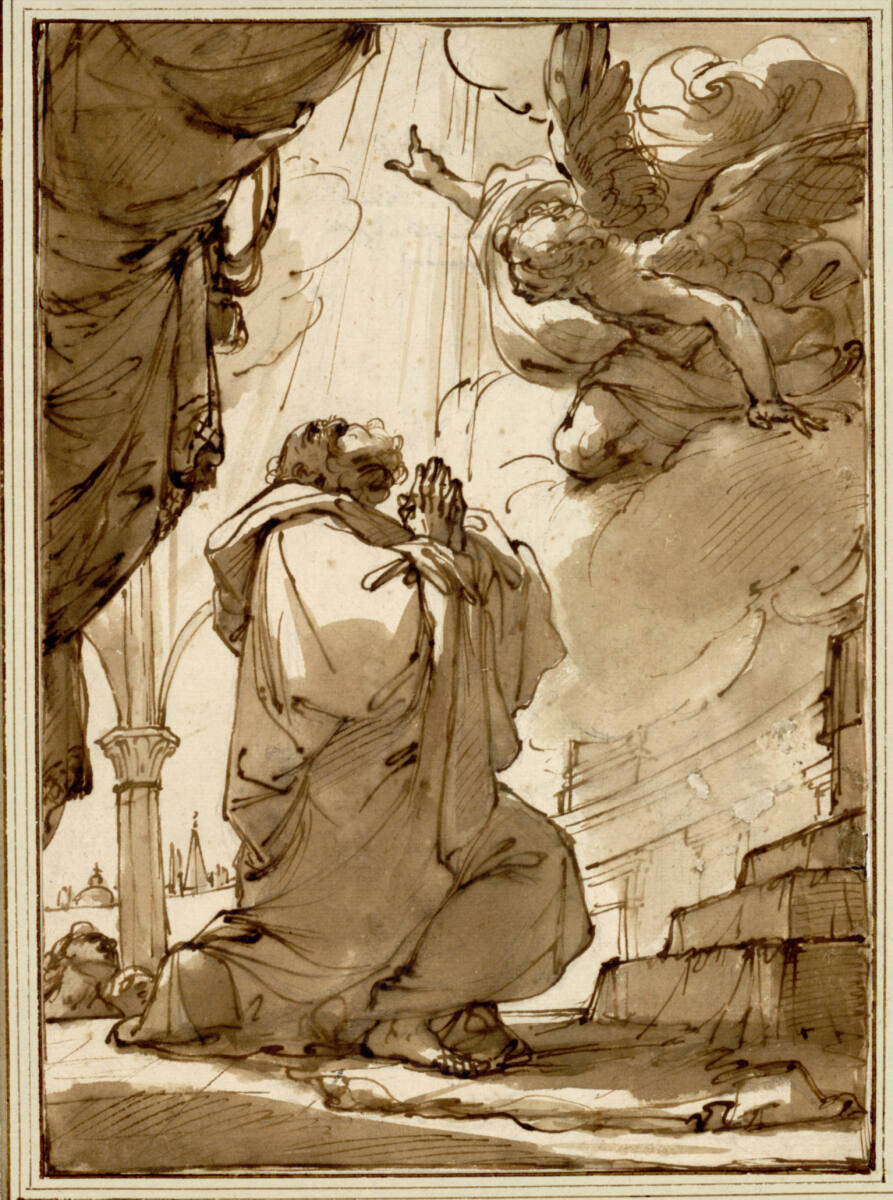 Vision eines Ordensheiligen, Ubaldo Gandolfi