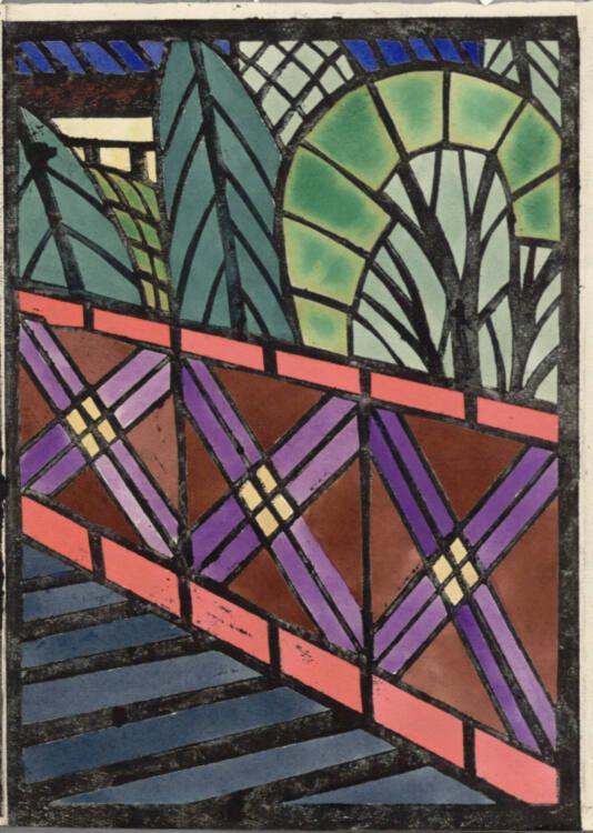 Franz von Zülow, Die Treppe, Inv. Nr.: DG2003/7/36