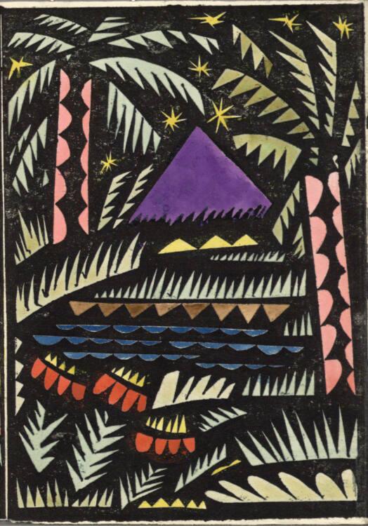 Franz von Zülow, Pyramide und Palmen, Inv. Nr.: DG2003/7/47