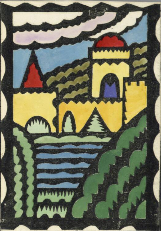 Franz von Zülow, Die Wasserburg, Inv. Nr.: DG1916/80/44