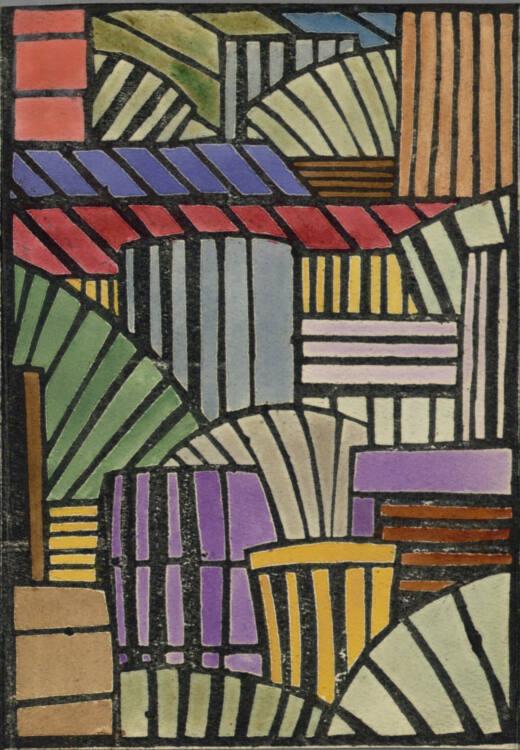 Franz von Zülow, Abstrakte Landschaft, Inv. Nr.: DG1916/80/87