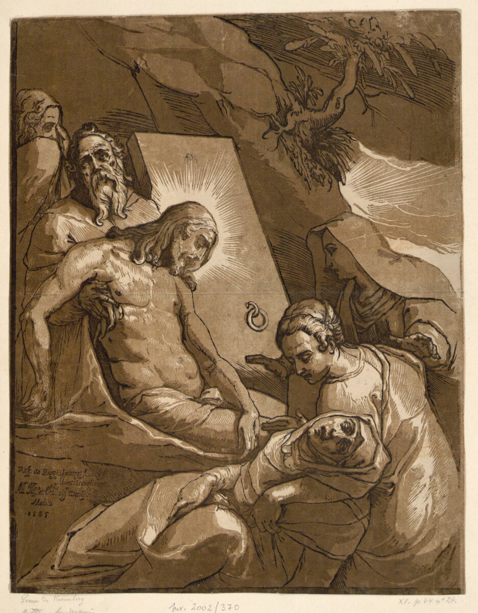 Die Grablegung Christi, 1585
