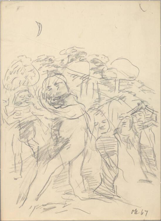 Oskar Kokoschka, Simei verflucht David, Inv. Nr.: 44662