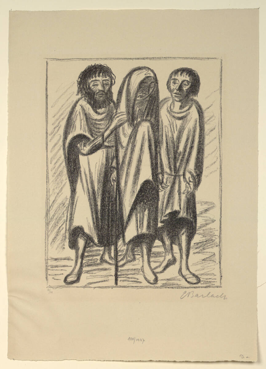 Liebe in Leid, Ernst Barlach, 1924