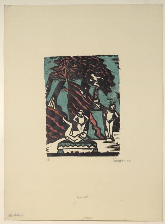Max Pechstein, Akrobaten I., Inv. Nr.: DG1920/105