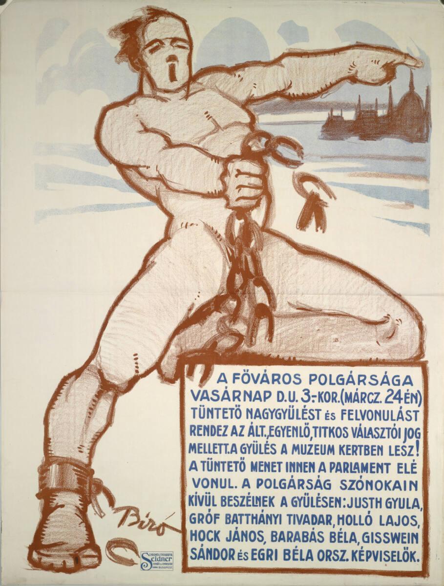 Mihály Biró, A FÖVÁROS POLGÁRSÁGA VASÁRNAP, Inv. Nr.: DG2003/101