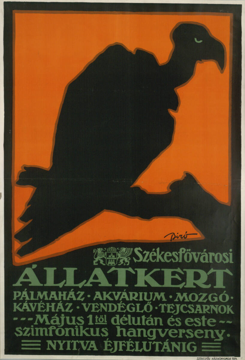 SZÉKESFÖVÁROSI ÁLLATKERT, Mihály Biró, 1914