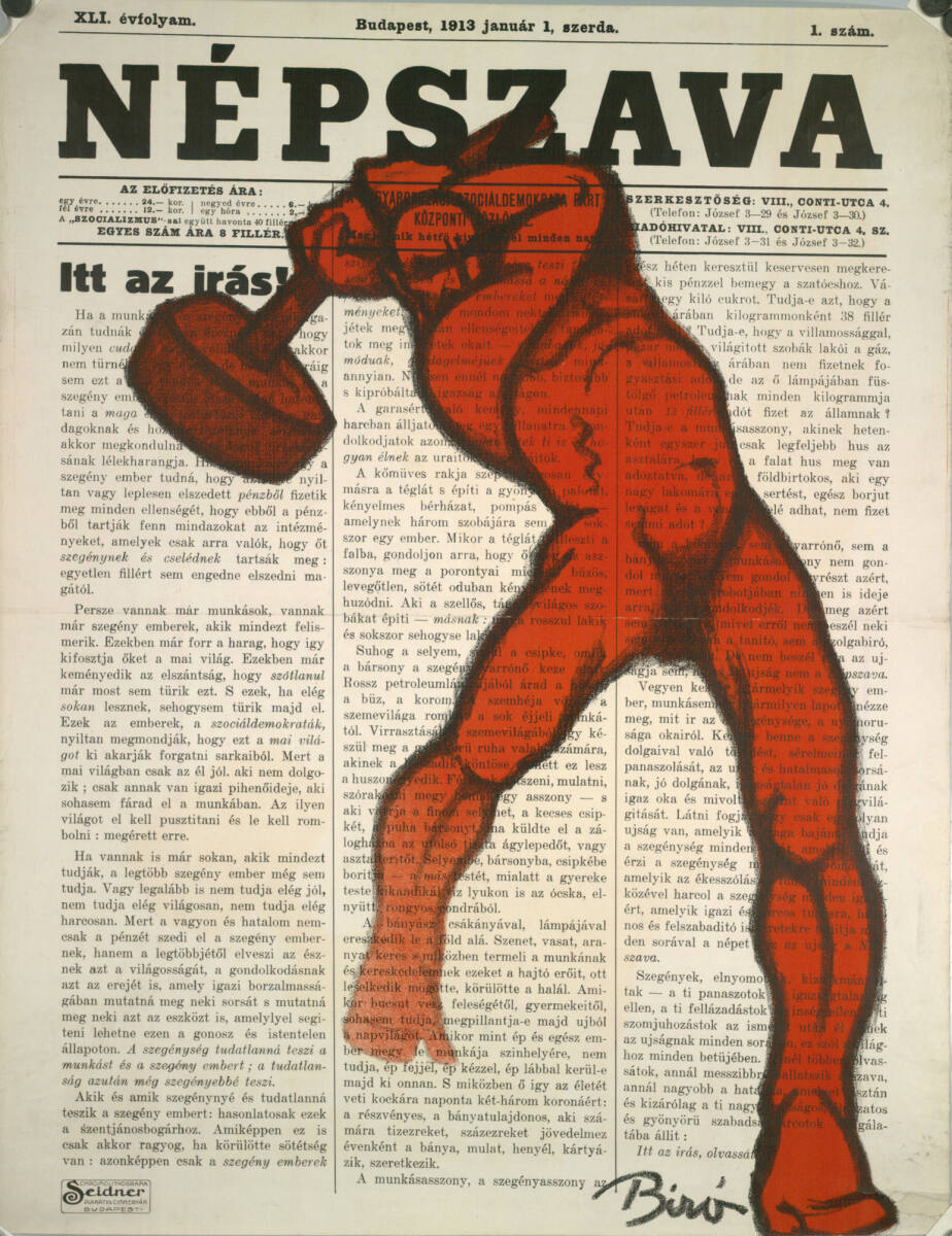 NÉPSZAVA; Budapest, 1913 január 1, szerda., Budapest Seidner, 1913