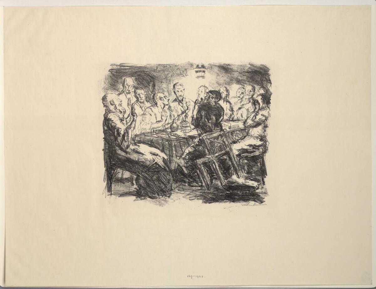 Max Beckmann, Christus und der Jünger, Inv. Nr.: DG1923/169